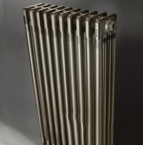 Трубчатый радиатор Purmo Delta Laserline VT (2 трубки, 8 секций) нижнее VL без вентиля ЛАК